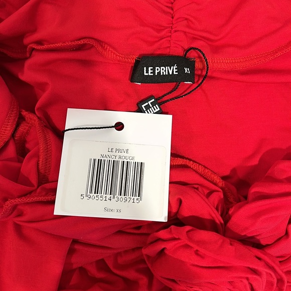 Le Privè Nancy Rouge Mini Dress - Picture 4 of 4